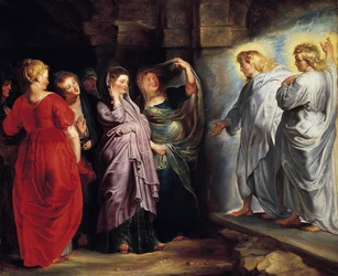 Las santas mujeres en el sepulcro